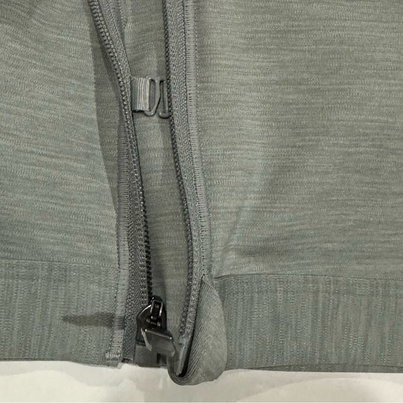 Women's Nike Dri-Fit Indy Zip-Front Padded Sports Bra Gray DD1197-073 NWT - Picture 6 of 16